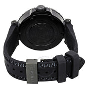 Versace V-Race Diver Black Dial Black Rubber Strap Watch for Men - VAB050016