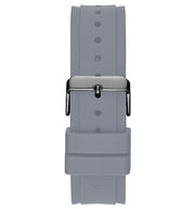 Guess Legacy Grey Dial Grey Silicone Strap Watch For Men - W1048G1
