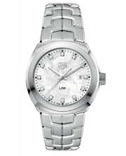 Tag Heuer Link Quartz Diamonds Mother of Pearl Dial Silver Steel Strap Watch for Women - WBC1312.BA0600