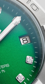 Tag Heuer Aquaracer Diamonds Emerald Green Dial Watch for Women - WBD1316.BA0740