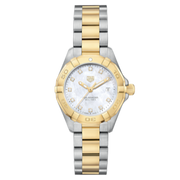 Tag Heuer Aquaracer Diamonds Mother of Pearl Dial Two Tone Steel Strap Watch for Men - WBD1422.BB0321