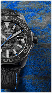 Tag Heuer Aquaracer Carbon Dial Watch for Men -  WBD218C.FC6447