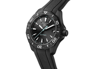Tag Heuer Aquaracer Professional 200 Solargraph Quartz Black Dial Black Rubber Strap Watch for Men - WBP1112.FT6199