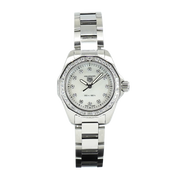 Tag Heuer Aquaracer Professional 200 Quartz Diamond Mother of Pearl Dial Silver Steel Strap Watch for Women - WBP1417.BA0622