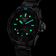 Tag Heuer Aquaracer Professional 300 Automatic Black Dial Silver Steel Strap Watch for Men - WBP201A.BA0632