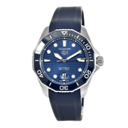 Tag Heuer Aquaracer Professional 300 Automatic Blue Dial Blue Rubber Strap Watch for Men - WBP201B.FT6198