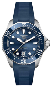 Tag Heuer Aquaracer Professional 300 Automatic Blue Dial Blue Rubber Strap Watch for Men - WBP201B.FT6198