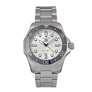 Tag Heuer Aquaracer Professional 300 Automatic Silver Dial Silver Steel Strap Watch for Men - WBP201C.BA0632
