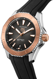 Tag Heuer Aquaracer Professional 200 Automatic Black Dial Black Rubber Strap Watch for Men - WBP2151.FT6199