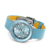 Breitling Superocean Heritage '57 Pastel Paradise Blue Dial Blue Leather Strap Watch for Women - A10340161C1X1