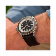 Breitling Superocean Automatic 42 Black Dial Black Rubber Strap Watch for Men - A17375211B1S1