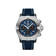 Breitling Avenger B01 Chronograph 45 Blue Dial Blue Nylon Strap Watch for Men - AB01821A1C1X1