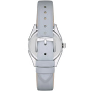 Emporio Armani Valeria Mother of Pearl Dial Blue Leather Strap Watch for Women - AR11032