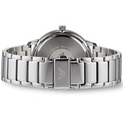 Emporio Armani Ruggero Blue Dial Silver Steel Strap Watch for Men - AR11311