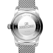 Breitling Superocean Heritage B20 Automatic 46 Black Dial Silver Mesh Bracelet Watch for Men - AB2020121B1A1