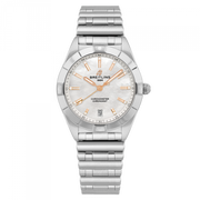 Breitling Chronomat 32 Mother of Pearl Dial Silver Steel Strap Watch for Women - A77310101A4A1