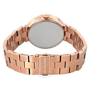 Michael Kors Slim Runway Rose Gold Dial Rose Gold Steel Strap Watch for Women - MK3513