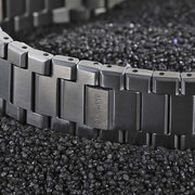 D1 Milano Square Titanium Gray Dial Gray Steel Strap Watch for Men - D1-SQBJ02
