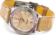 Breitling Chronomat Automatic 36 South Sea Brown Dial Brown Leather Strap Watch for Women - A10380611A1P1