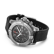 Breitling Avenger B01 Chronograph 45 Anthracite Dial Black Nylon Strap Watch for Men - AB01821A1B1X1