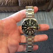 Tag Heuer Aquaracer Black Dial Watch for Men - WAY211A.BA0928