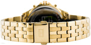 Tommy Hilfiger Ari Multifunction Diamonds Silver Dial Gold Steel Strap Watch for Women - 1781977