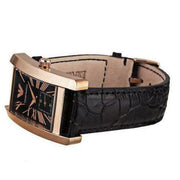 Emporio Armani Classic Black Dial Black Leather Strap Watch For Women - AR0169