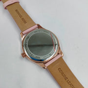 Michael Kors Layton Three-Hand White Dial Pink Leather Strap Watch for Women - MK2909