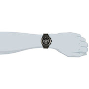 Hugo Boss Ikon Chronograph Black Dial Black Steel Strap Watch for Men - 1512961