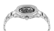 Philipp Plein High-Conic Automatic Silver Dial Silver Steel Strap Watch For Men - PWRAA0223