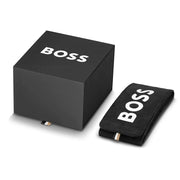 Hugo Boss Hero 2.0 Chronograph Black Dial Black Steel Strap Watch for Men - 1514271