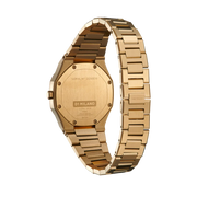 D1 Milano Ultra Thin Zephyr Gold Dial Gold Steel Strap Watch for Women - D1-UTBL31