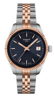 Tissot Ballade Quartz Blue Dial Two Tone Steel Strap Watch for Women - T156.210.22.041.00