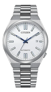 Citizen Tsuyosa Automatic White Dial Silver Steel Strap Watch for Men - NJ0159-86A