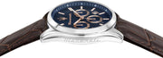 Maserati Attraction Limited Edition Chronograph Blue Dial Brown Leather Strap Watch for Men - R8851151003