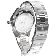 Maserati Competizione Green Dial Silver Steel Strap Watch for Men - R8853100043
