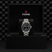 Tudor Pelagos Black Dial Grey Steel Strap Watch for Men - M25407N-0001