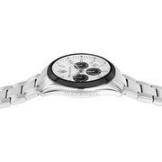 Maserati Attrazione Chronograph White Dial Silver Steel Strap Watch for Men - R8853151004