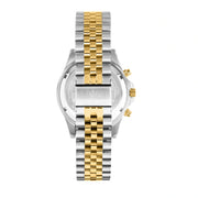 Maserati SFIDA Chronograph Silver Dial Two Tone Steel Strap Watch for Men - R8873640024