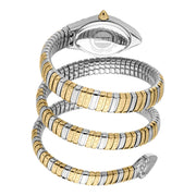 Just Cavalli Ambra Silver Dial Two Tone Steel Strap Watch for Women - JC1L370M0055