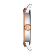 Tissot T Classic Dream Quartz White Dial Two Tone Steel Strap Watch for Men - T129.410.22.013.00