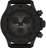 Tissot Seastar 1000 Chronograph Black Dial Black Rubber Strap Watch for Men - T120.217.37.061.00