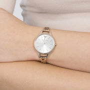 Emporio Armani Aurora Rose Gold Dial Rose Gold Steel Strap Watch for Women - AR11055