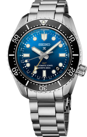 Seiko Prospex 1968 Heritage Divers GMT US Limited Edition Blue Dial Silver Steel Strap Watch for Men - SPB477J1