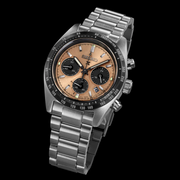 Seiko Solar Prospex Diver Speedtimer Chronograph Limited Edition Brown Dial Silver Steel Strap Watch for Men - SSC951