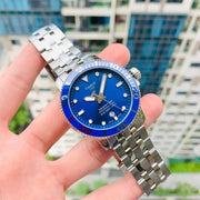 Tissot Seastar 1000 Powermatic 80 Blue Dial Silver Steel Strap Watch for Men - T120.407.11.041.03