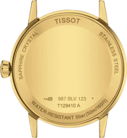 Tissot Classic Dream Ivory Dial Brown Leather Strap Watch for Men - T129.410.36.261.00