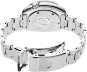 Seiko US Special Edition Automatic Green Dial Silver Steel Strap Watch for Men - SRPH57
