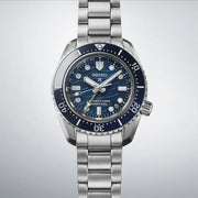 Seiko Prospex 1968 Heritage Divers GMT The Great Wave Limited Edition Blue Dial Silver Steel Strap Watch for Men - SPB509J1