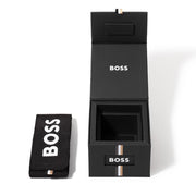 Hugo Boss Strike Black Dial Silver Steel Strap Watch for Men - 1514170